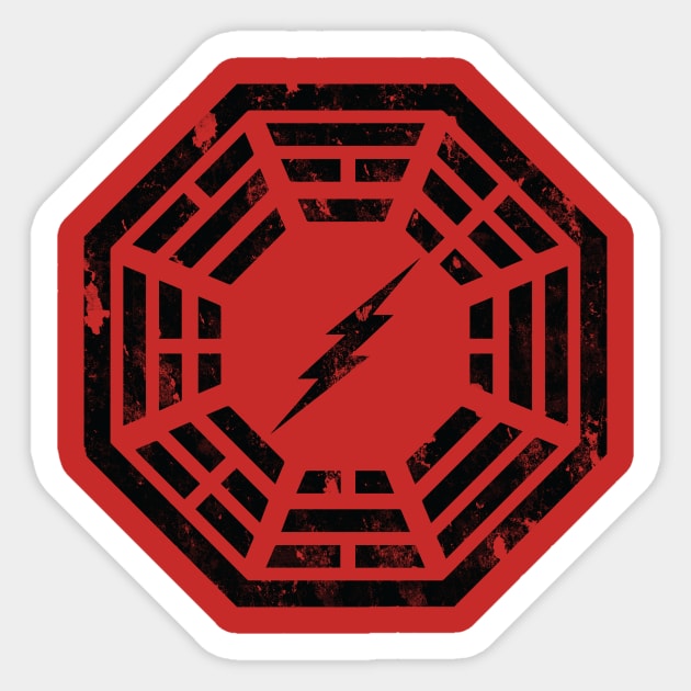 The Lightning Bolt Sticker by frizbee